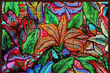 Embroidered pattern  Mexico