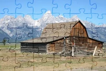 Old Barn in Wyoming  USA