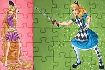 Rapunzel Alice jigsaw puzzle