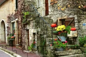 Streetview in Burgundy  France