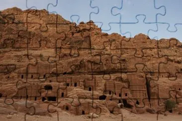 פאזל של Rock Houses  Petra  Jordan