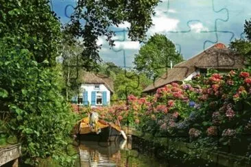 Giethoorn  Overijssel  the Netherlands