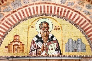 Old Fresco  St Clemens  Ochrid  Macedonia