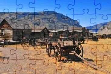 Old Trail Town  Wyoming  USA