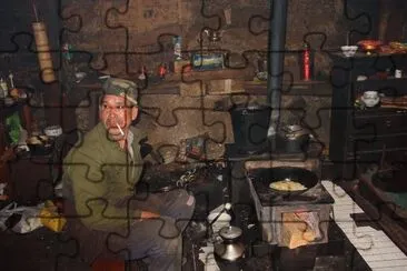 Chinese Kitchen in the countryside jigsaw puzzle