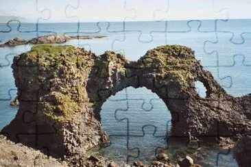 Sea Rocks Dyrholaey  Iceland