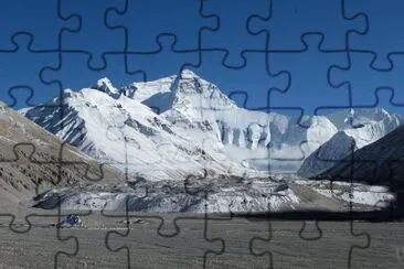 Mount Everest seen from 5200 meters altitude jigsaw puzzle
