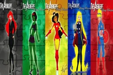 Avengers Princesses jigsaw puzzle