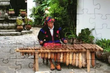 Mayan Marimba  player  Guatemala
