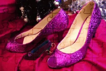 Sparkley Christmas Glitter Shoes