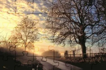 Morning mist jigsaw puzzle