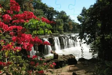 Waterfall Paxuam  South Laos