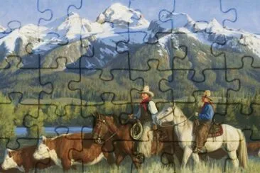 Pintura jigsaw puzzle