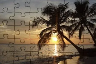 Sunset in Panama jigsaw puzzle