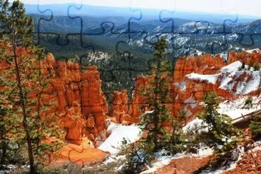 Bryce Canyon National Park in Winter  Utah jigsaw puzzle