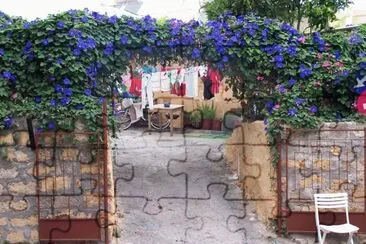 Flowers in Rhodes City  Greece jigsaw puzzle