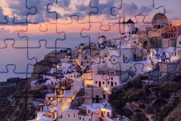 Evening in Mykonos  Greece