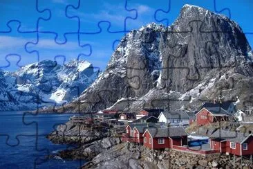 Beautiful picture from the Lofoten jigsaw puzzle