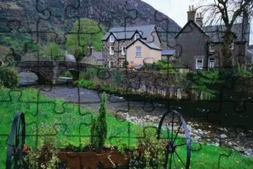 Stone Village of Beddgelert  Wales UK