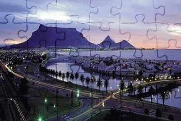 Gorgeous Sunset in Cape Town-South Africa jigsaw puzzle