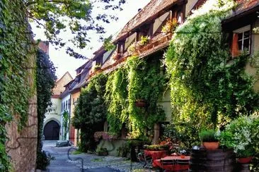 Summer in Rothenburg o/d Tauber  Germany jigsaw puzzle