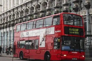 London Bus jigsaw puzzle