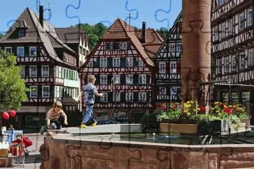 Market Square  Germany jigsaw puzzle