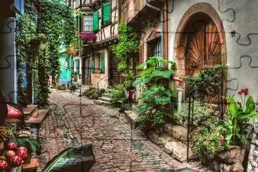 Eguisheim  Alsace  France jigsaw puzzle