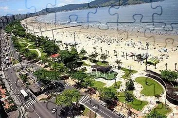 Orla da Praia de Santos - SP jigsaw puzzle