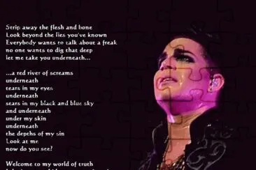 Adam lambert underneath lyrics