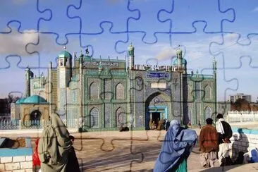 Blue Mosque in Mazar al Sharif  Afghanistan