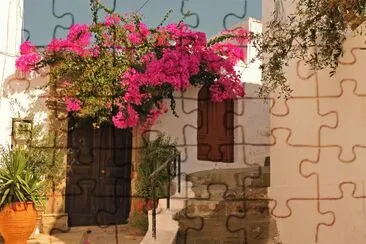 Street at Lindos  Greece