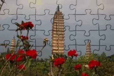 Chongsheng Temples  Yunnan  China jigsaw puzzle