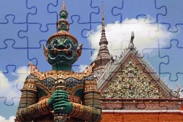 Within the Grand Palace Bangkok jigsaw puzzle