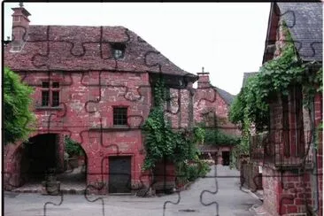 red building jigsaw puzzle