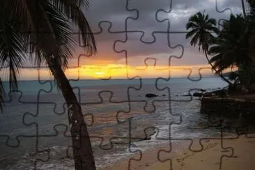 Pacific Sunset  Fiji jigsaw puzzle