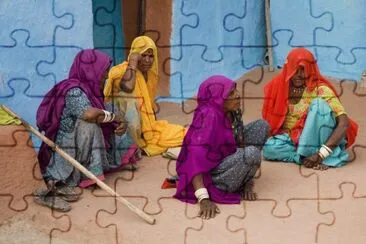 Meeting in Rajasthan  India jigsaw puzzle
