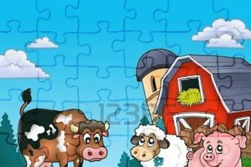 animales de granja jigsaw puzzle