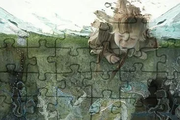 niÃ±o bajo el agua jigsaw puzzle