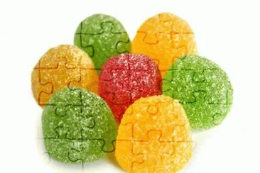 Candy jigsaw puzzle