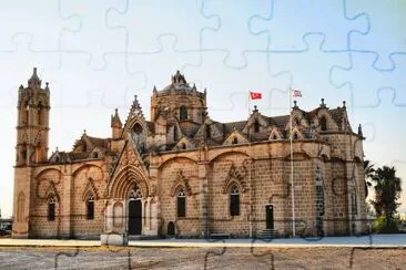 Panagia Church and Akdogan Mosque  Northern Cyprus