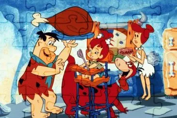 Fred, Wilma and Pebbles  Flintstone