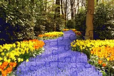 Lilac Pathway of Splendor jigsaw puzzle