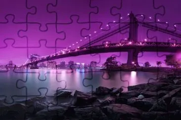 פאזל של Bridge Over East River-Manhattan (NYC)
