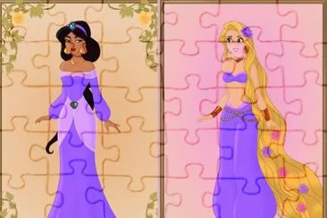 Jasmine Rapunzel jigsaw puzzle