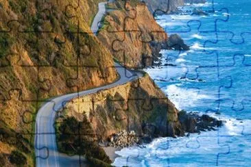 Scenic Drive Along Pacific Coast Highway jigsaw puzzle