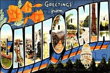 Vintage California Post Card jigsaw puzzle