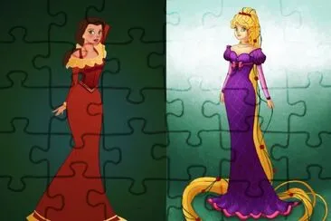 Belle Rapunzel jigsaw puzzle