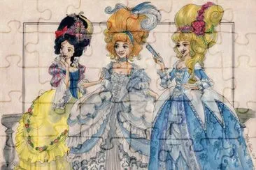 SnowWhite Cinderella Aurora jigsaw puzzle