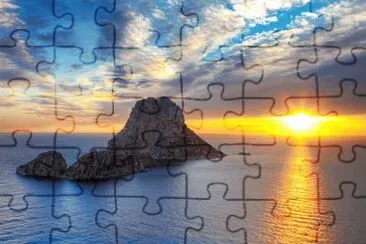 El atardecer jigsaw puzzle
